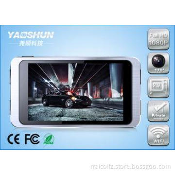 External GPS Wifi Car DVR Motion Detect 5.0 Mega Pixel Rada